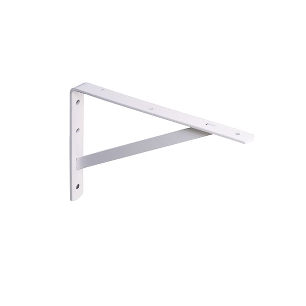 Knape & Vogt Knape & Vogt White Steel Bracket N/A Ga. 12 in. L 600 lb 208 WH 300 - main